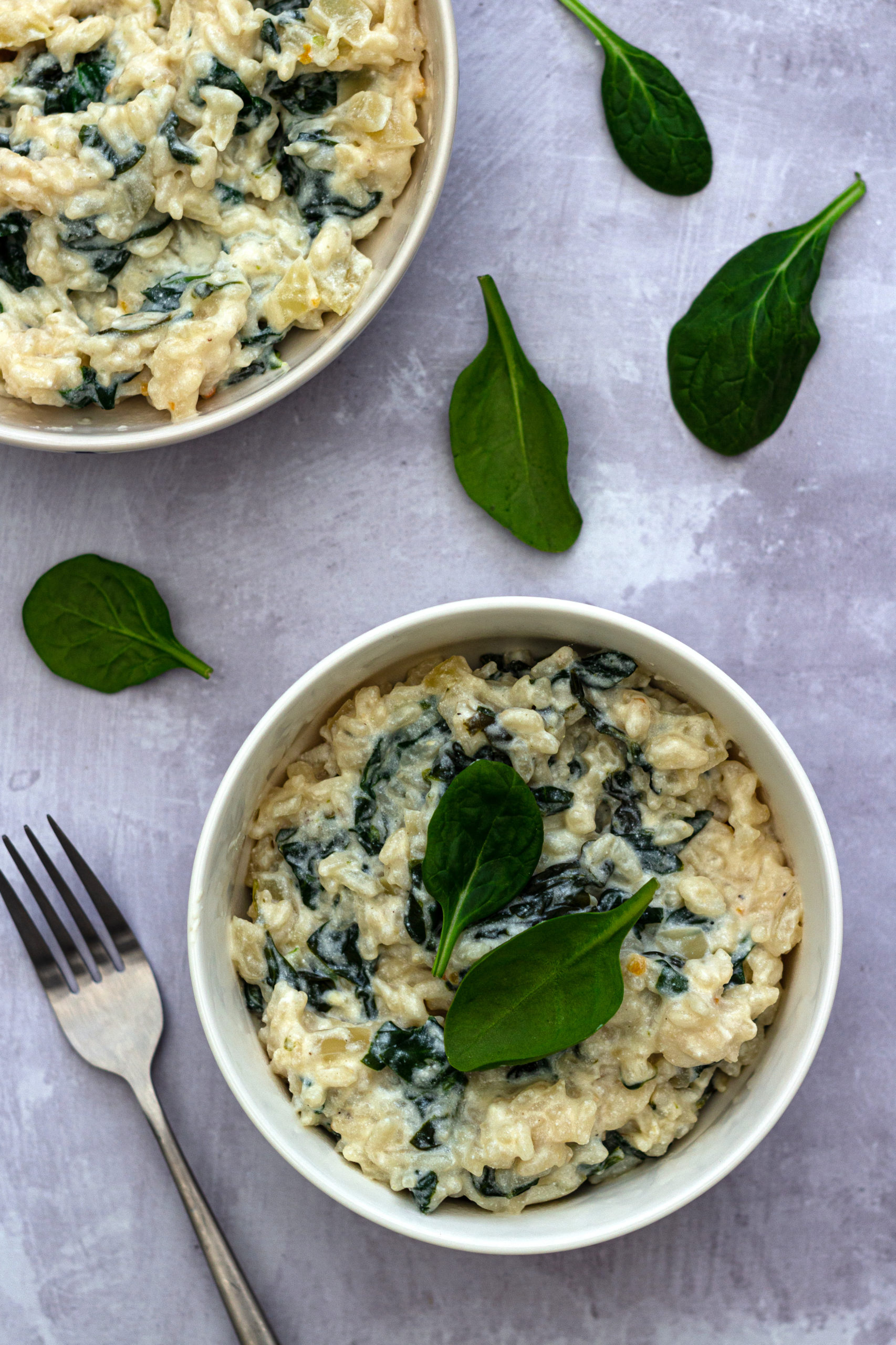 risotto-ricotta-épinards